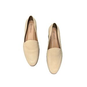 Lucky Brand Flats Women's 11M Fiana Loafers Buff Beige Minimalist Career